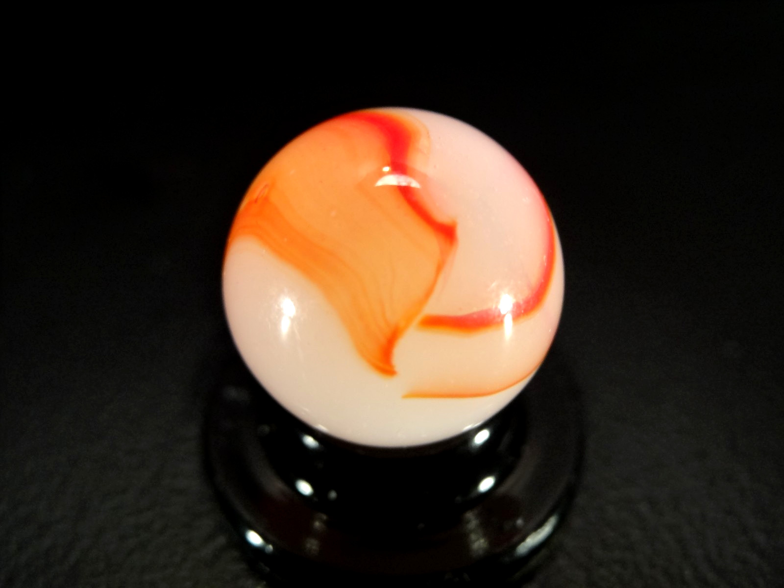 KOKOMO OPALESCENT GLASS CO. Made on the old Peltier machine on OPAL GLASS