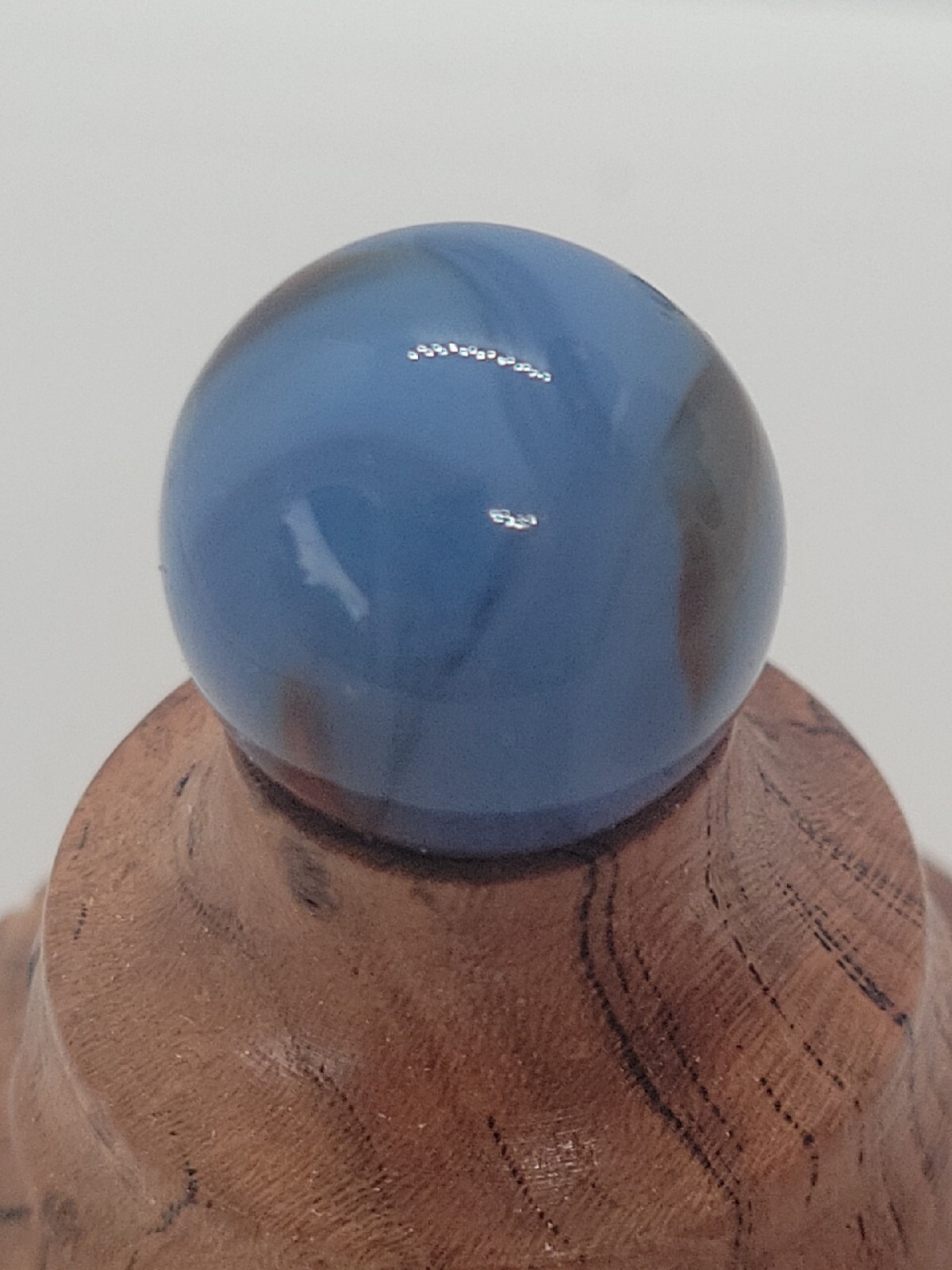 A15•Vintage Alley Agate Swirl “Ghost Swirl” ~ Near Mint 21/32″ VHTF