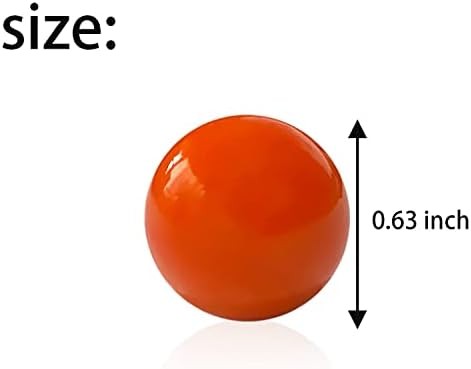 60 Pcs Acrylic Glass Marbles, Bulk Acrylic Marbles, for Various Marble Games 0.6
