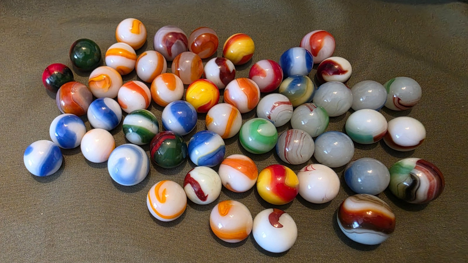 Vintage Lot Akro Corkscrew Marbles M/NM Corks Ox Patch and More Lot 1 +Free Ship
