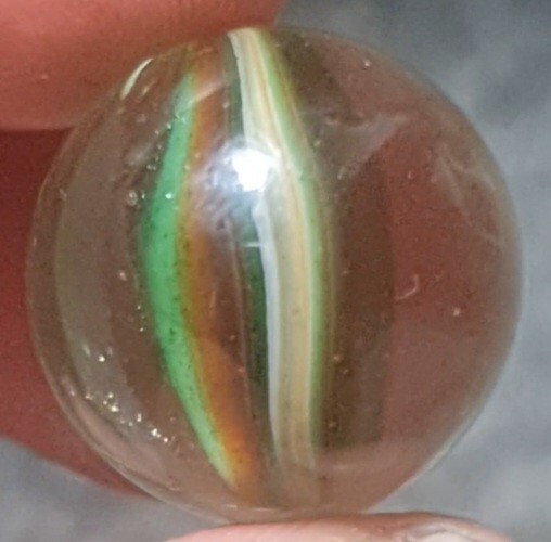 3/4″ Killer European Sparkler Bombarded Aventurine 1950/1960 Vintage Marbles MM