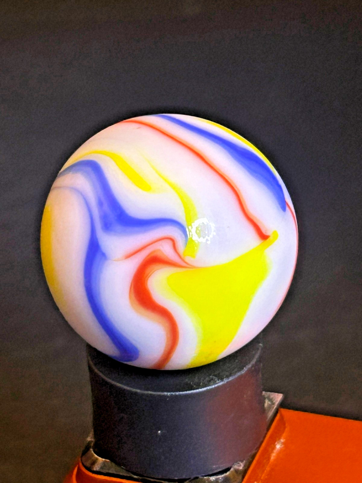 Christensen Agate CAC Swirl Marble Multi-Color Ribbons UV+ .96″ Sh24
