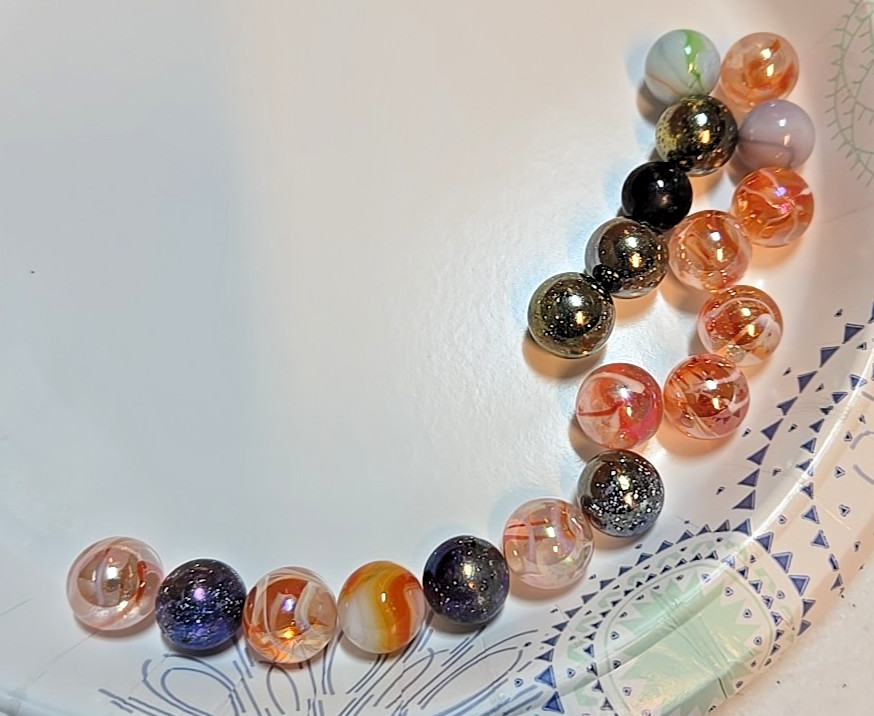Lot of (19) Various Glass Marbles