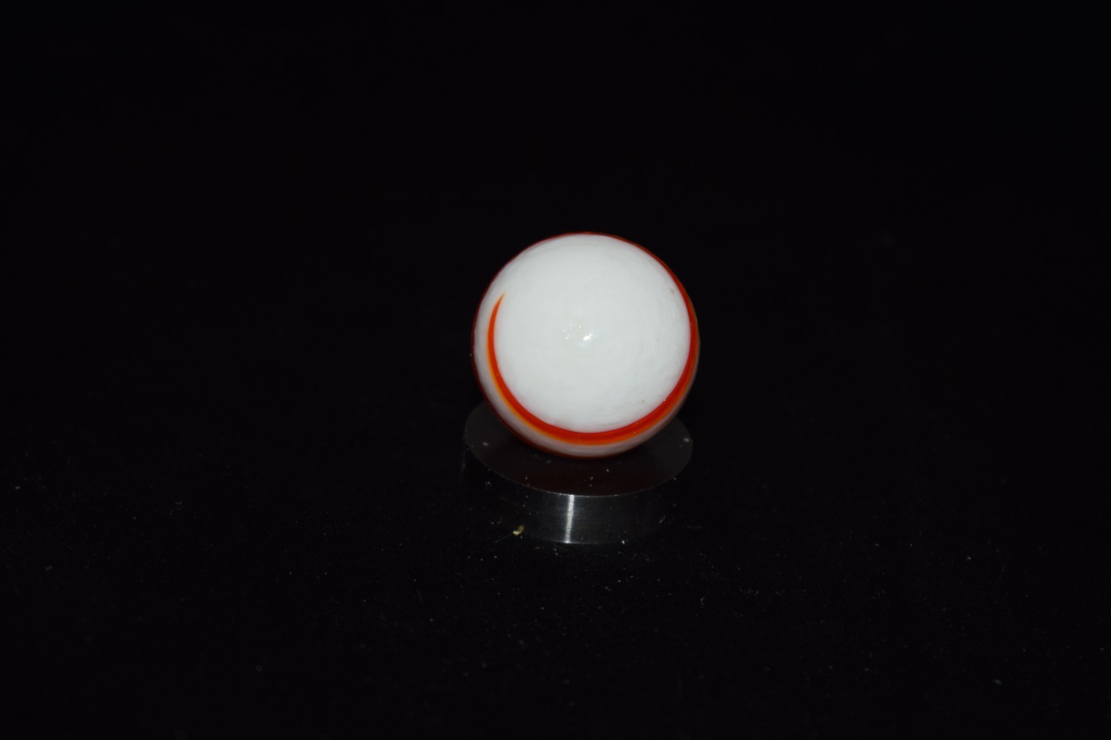 👀⏩Handblown Glass Akro Spiral Toy Marble Toe🦶Braker Size Approx 1.00″ Mint