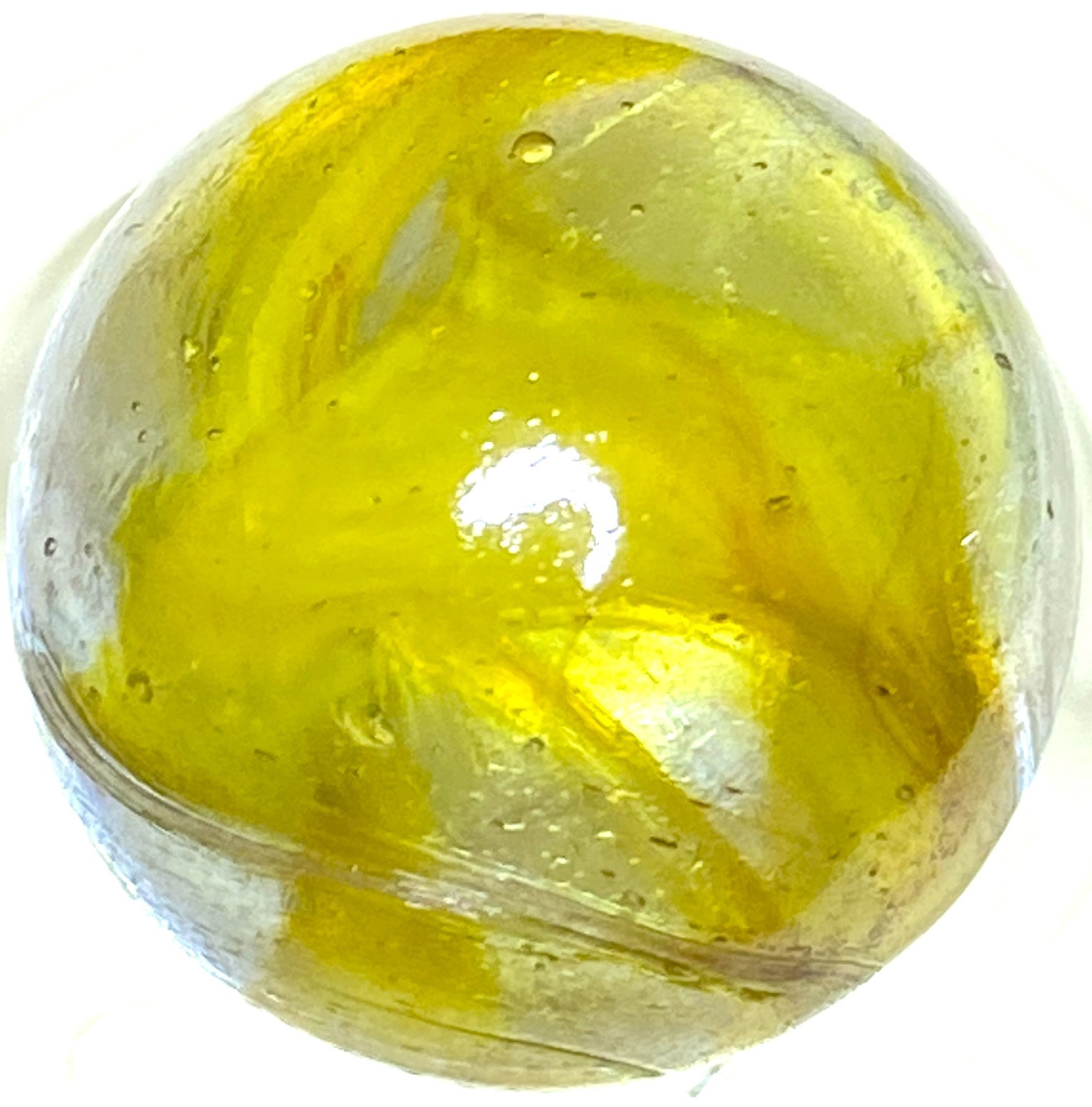 DAS/JABO STUNNING LEMON DROP COLORED THIN-LINED RAMSHEAD SHOOTER .75″ M787