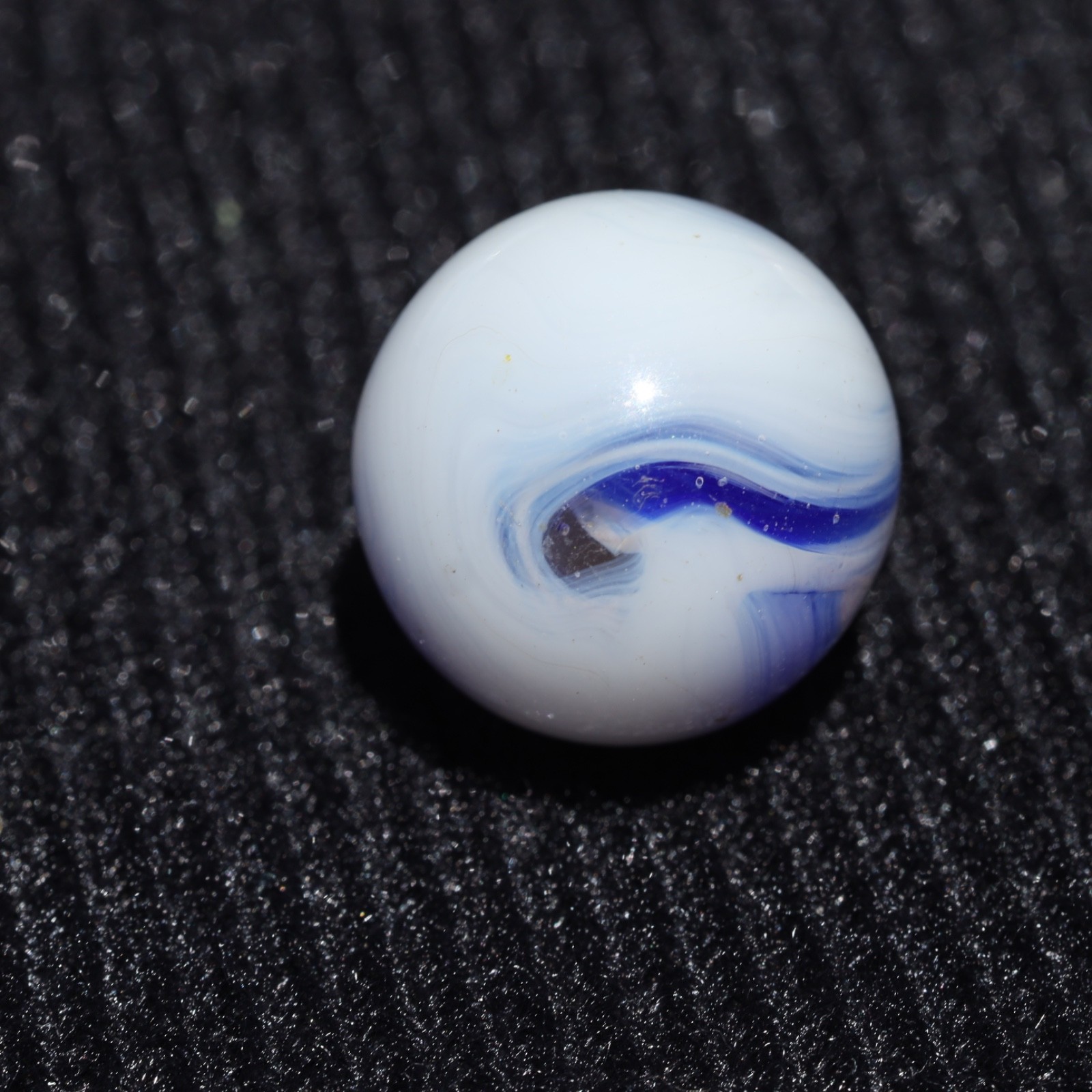 ALLEY Blue White WV West Virginia Swirl Marble 5/8″ M Combined Shipping