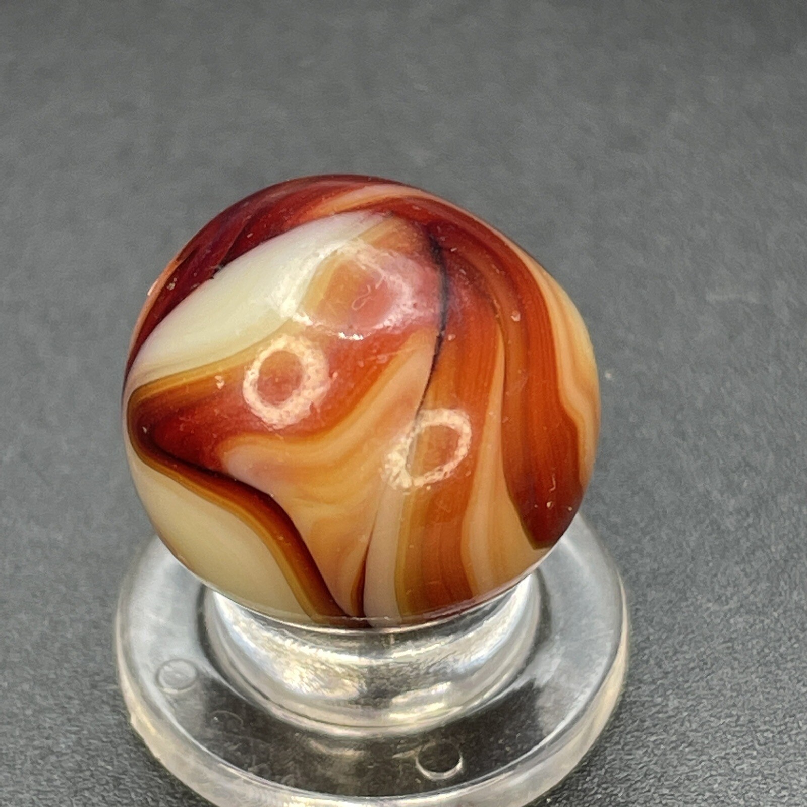 Alley or Champion Swirl Marble Other Swirl Mystery Vintage Marbles 0.629”