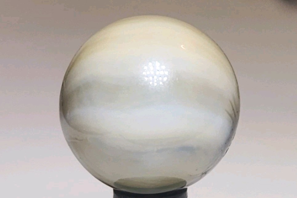 AKRO AGATE CO. ‘Patch’ .65″ Vintage Marble NM+