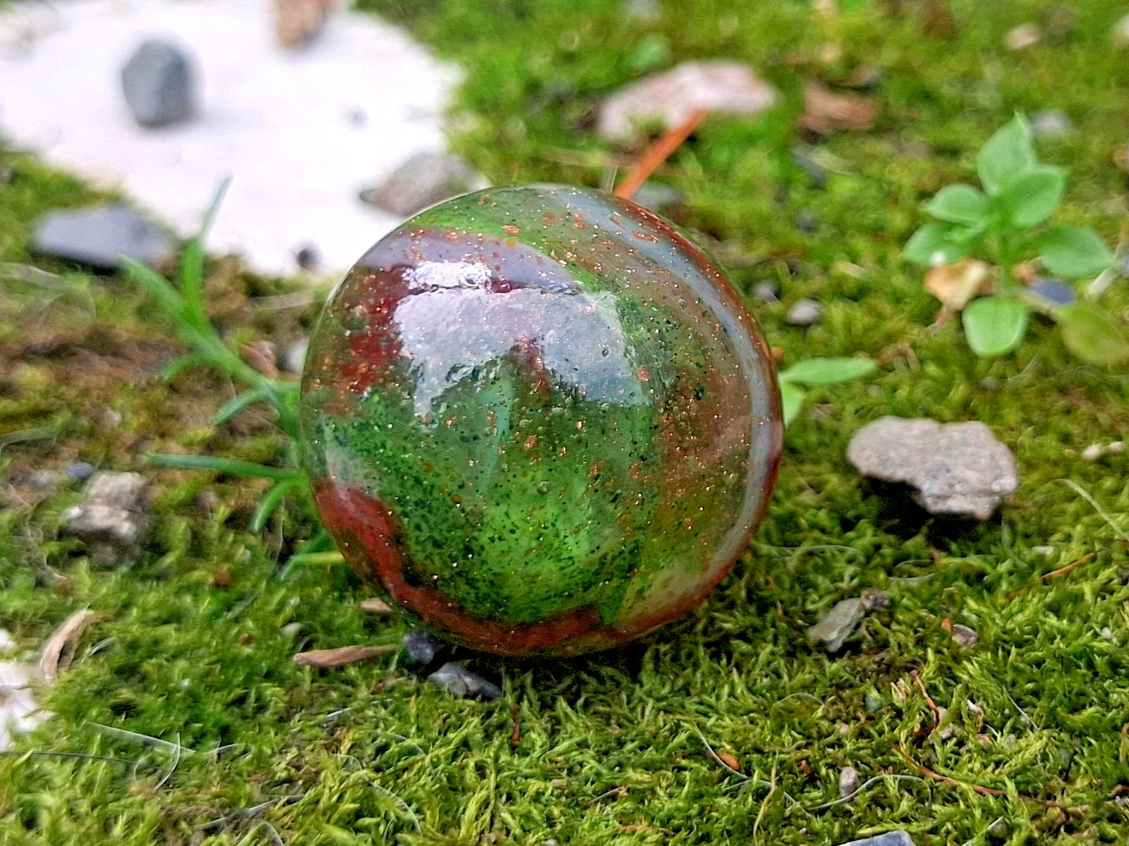 JABO/DAS Swirl Marble Size .77 Mint Asmade