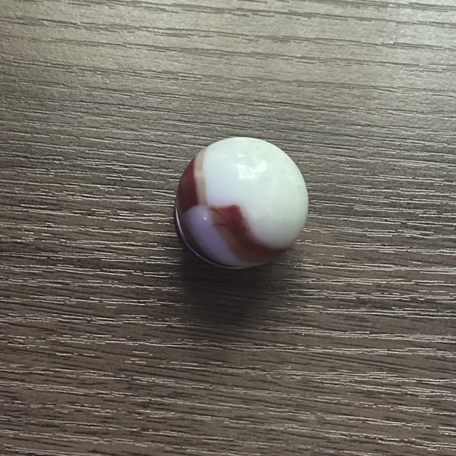 Vintage 22mm Akro Agate Oxblood Marble Shooter Near Mint