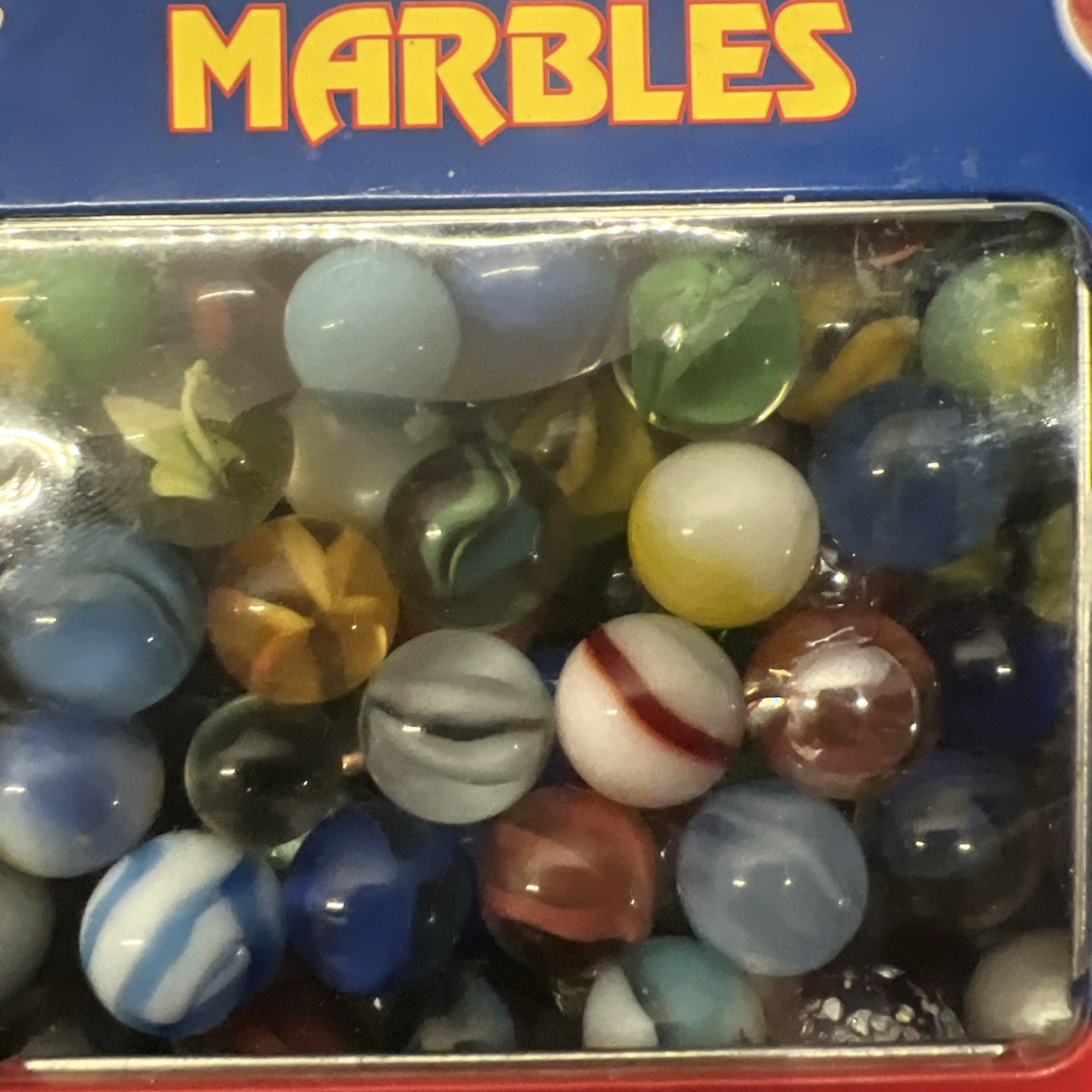 IMPERIAL MARVELOUS 180 MARBLES DELUXE SET NO. 21771 IN TIN NOS Vintage