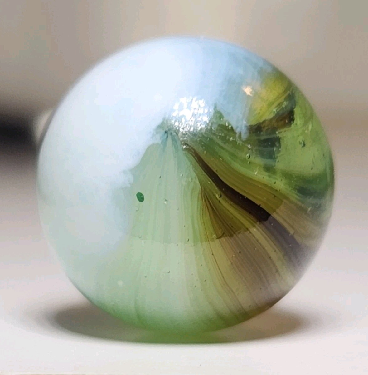 MASTER MARBLE CO. ‘Sunburst’ .65″ Vintage Marble ✨️