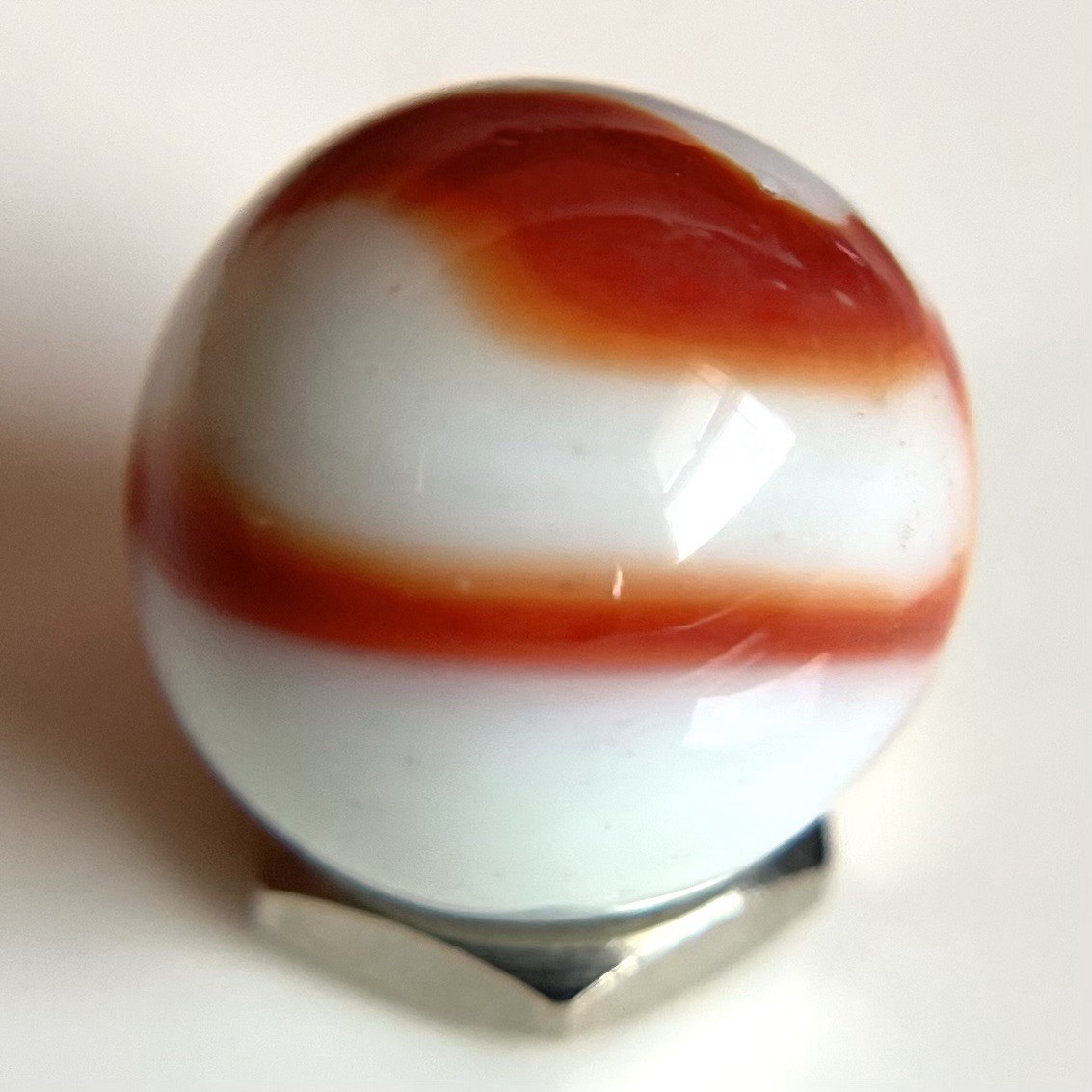 💥 Peltier Rainbo Baseball Bloody Red Ribbon and Patch Marble Mint-