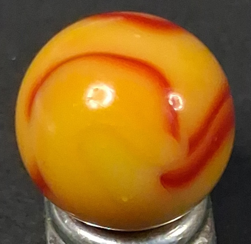 Vintage Alley Agate Swirl Marble .62″ Mint Condition 726003