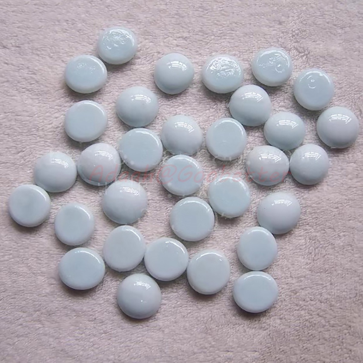 100pcs Black & White Glass Pebbles Stones Nuggets Beads Craft Vase Decoration