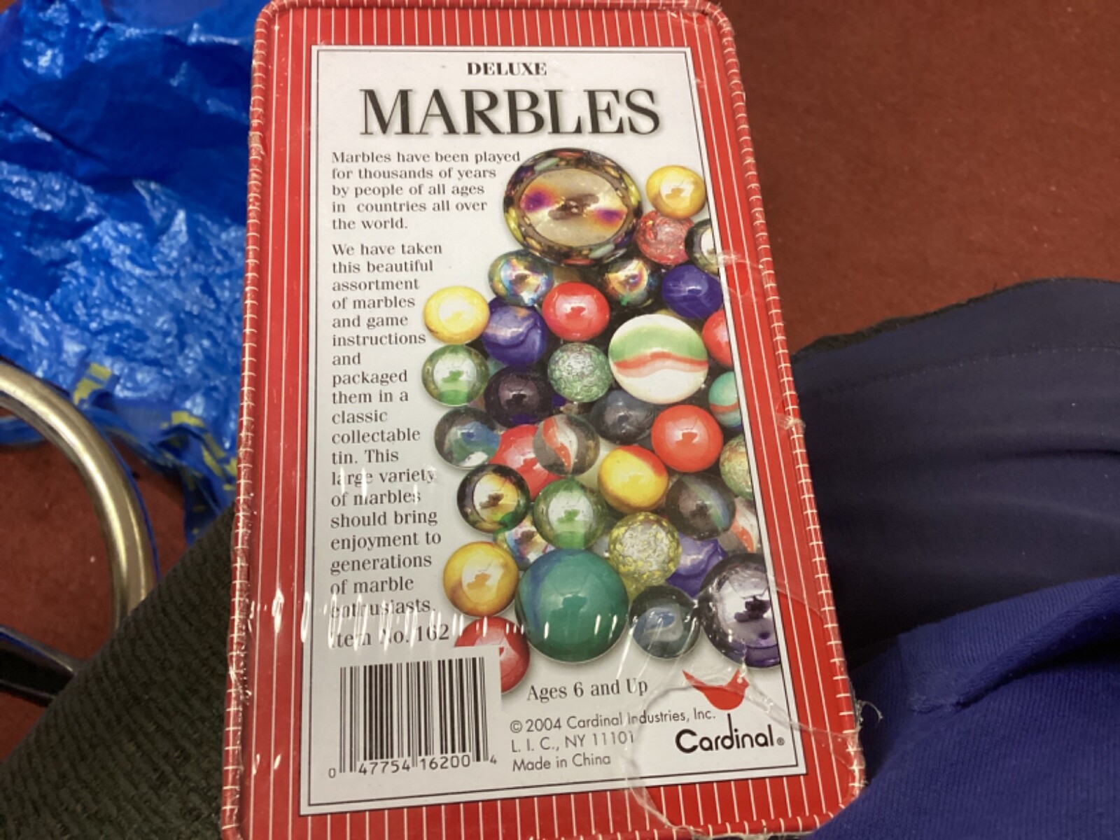 NEW Cardinal Deluxe Marbles – Over 160 Marbles and Shooters Assorted – SEALED