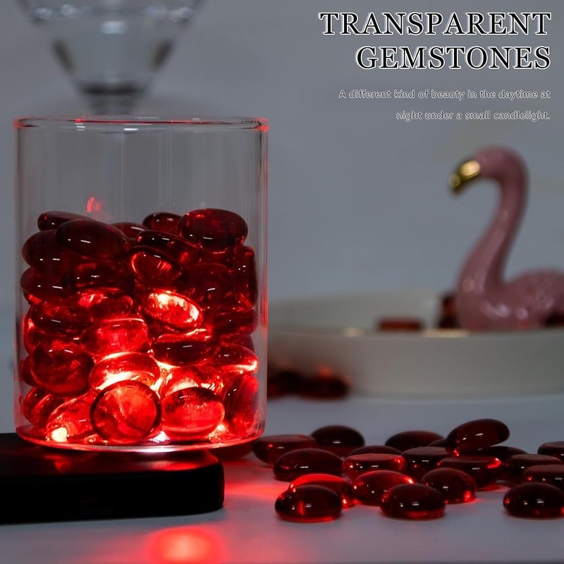 Colorful Glass Gem Marbles Crafting Home Decor Party Decorations 50 Pieces New