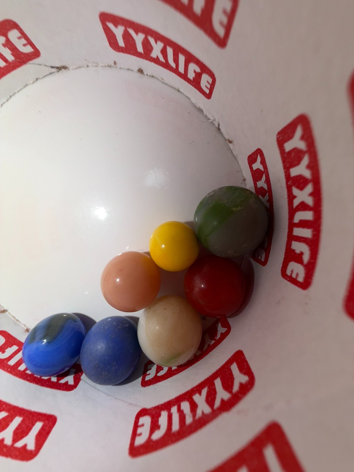 Vintage Mixed Lot of Toy Marbles – Mixed Style Assortment