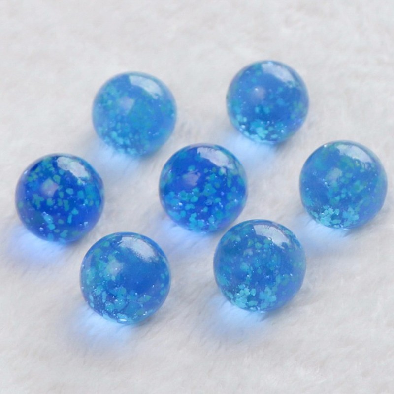 Luminous Glass Ball 16/20/22/25/30mm Cream Console Game Pinball Machine DIY Toy