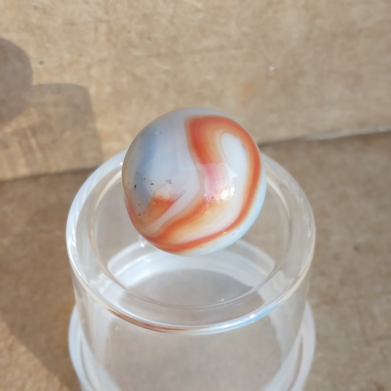 .58″ Vintage Marble- Red White Blue Liberty- Alley Ravenswood Heaton Champion