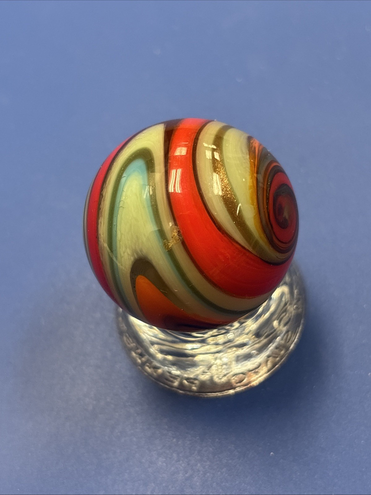 Stunning contemporary swirl marble #923