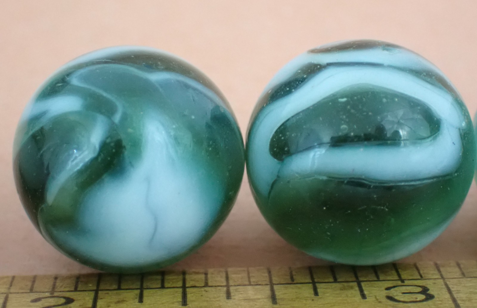 Lot 6 Vintage Marbles Estate Find Peltier National Line Rainbo NLR Polar Bear #4