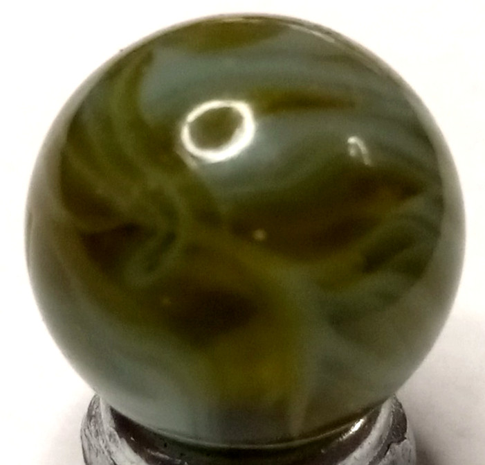 Vintage Alley Agate Flame Swirl Marble .64″ Mint Condition 526050