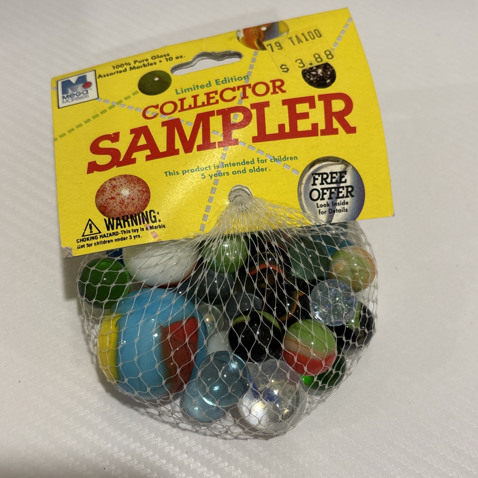 VTG Mega Marbles Limited Edition Collector Sampler *LOT OF 2* 10oz Each, New