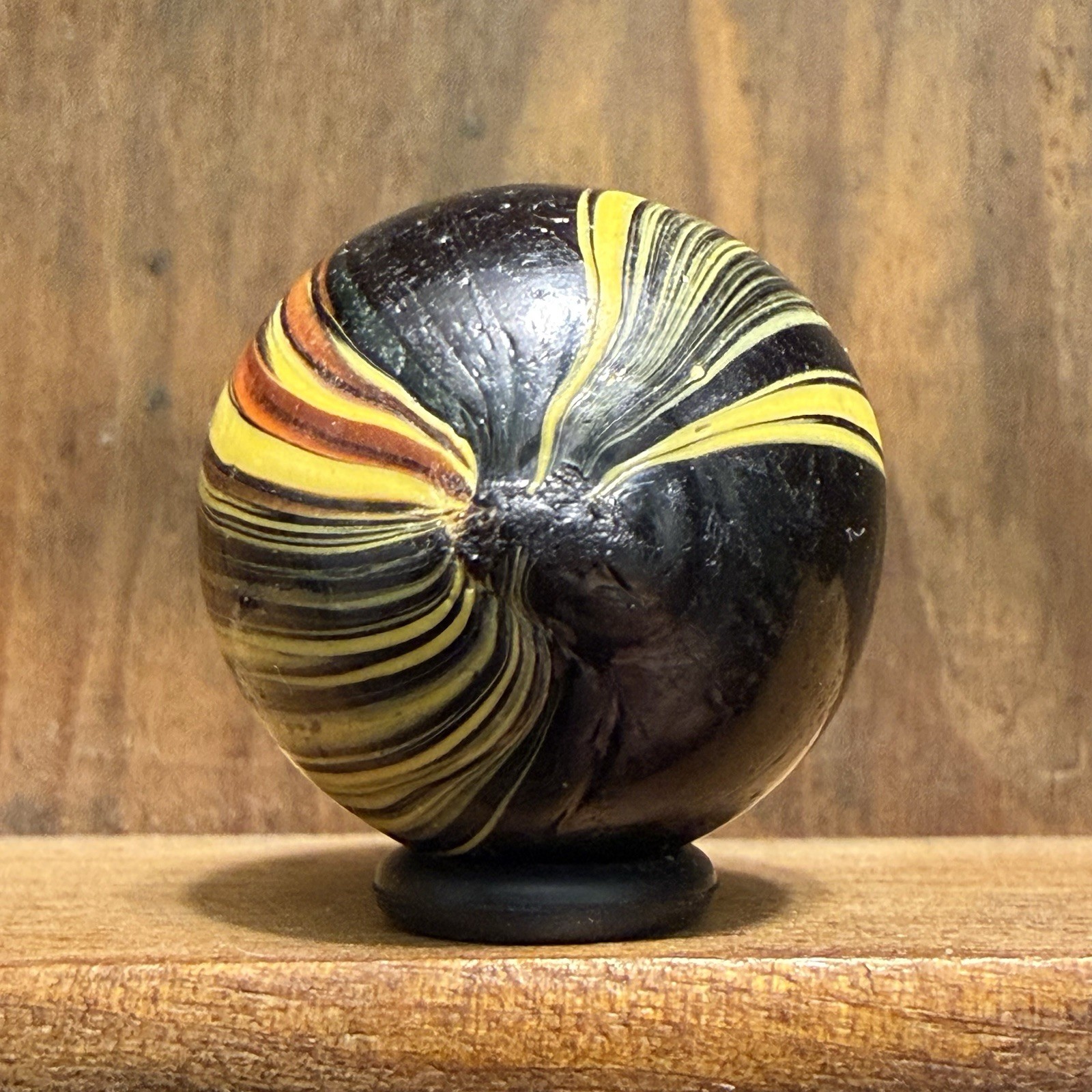 Antique German Handmade Indian Swirl Marble 25/32” Near Mint(+) | 300