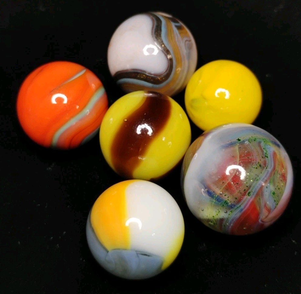 .72″-.54″ VINTAGE/MODERN MARBLES LOT🔥MINT/NM+
