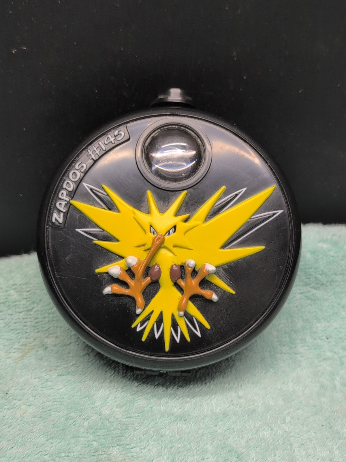 Vintage Pokemon ZAPDOS # 145 Collector Marble Case with 8 Marbles