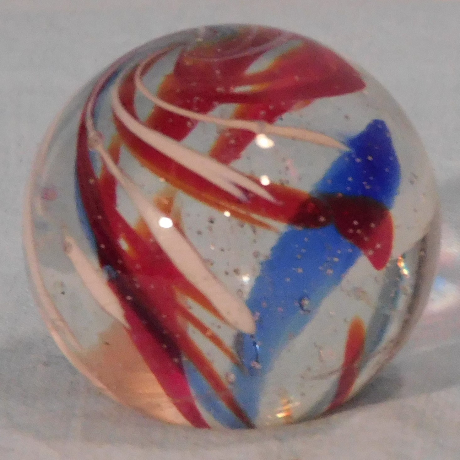Andy Davis Contemporary Handmade Marble, 1 9/16″ Diameter, #120U