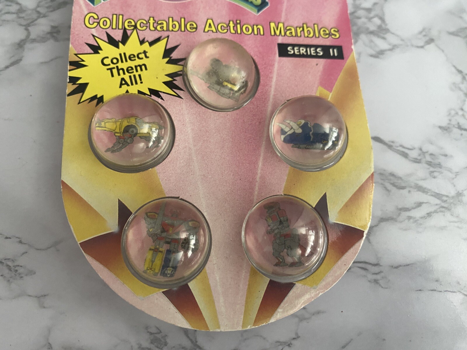 Collectible Action Marbles Series II Zords Power Rangers 1994 Spectra Star NEW