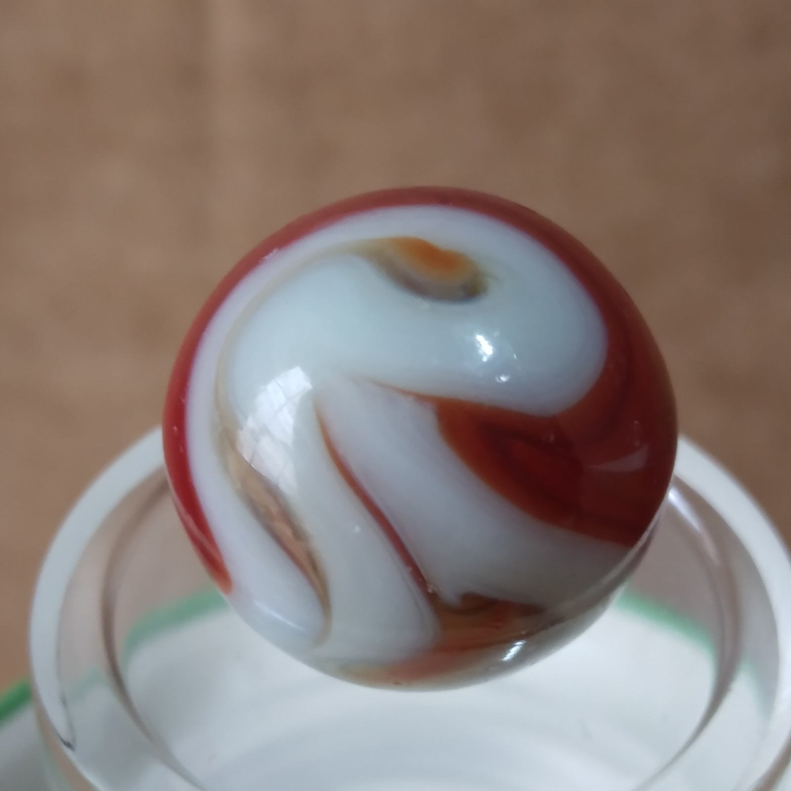 0.62″ Vintage Marble- Alley Ravenswood Heaton WV Swirl- Quick List #Q14