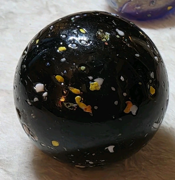 🔮 Lot of 3 Vacor de Mexico Marbles Massive 1.75″ Mammoth Destroyer Galaxy Glitt