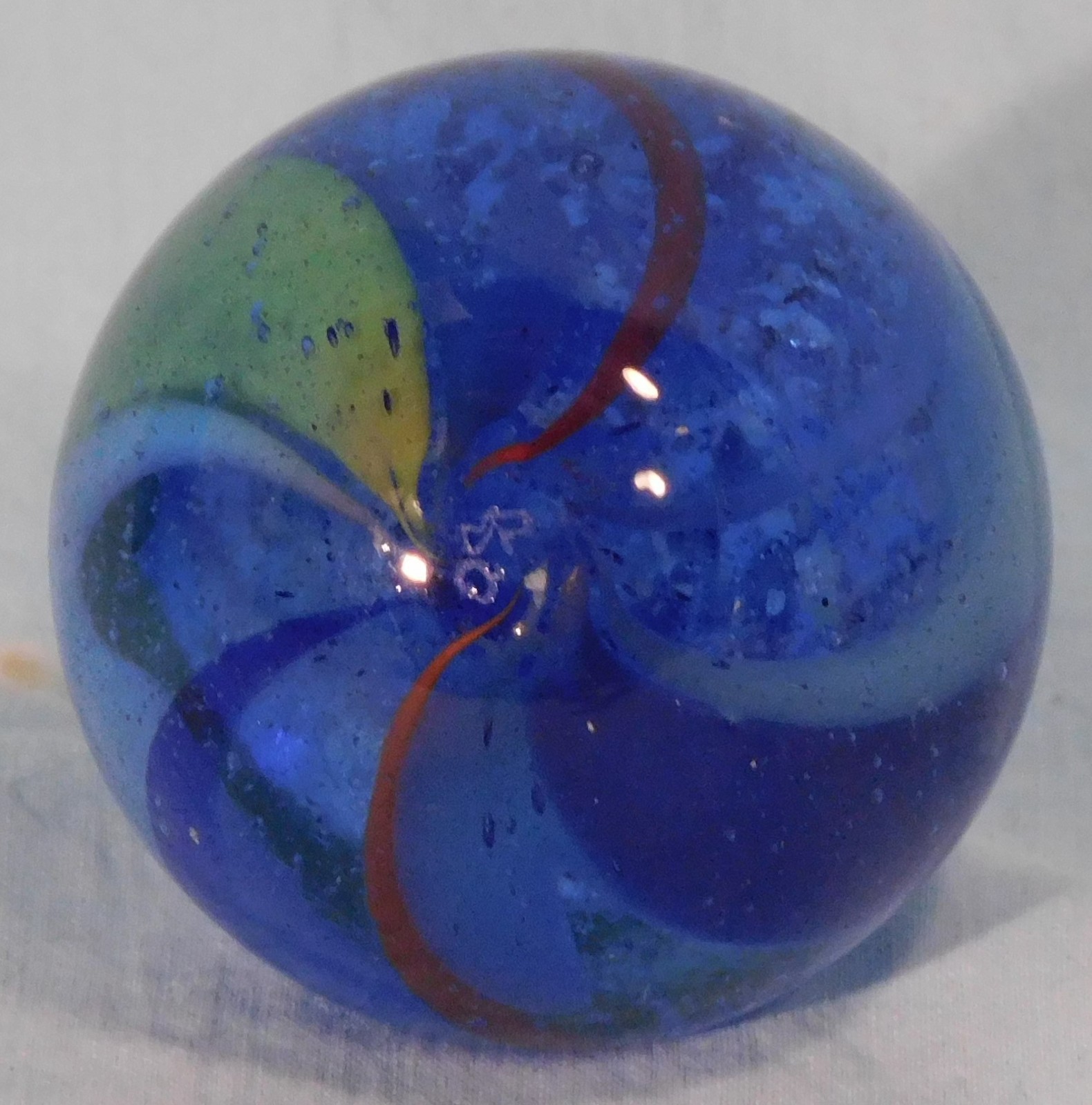 Andy Davis Contemporary Handmade Marble, 1 13/16″ Diameter, #118I