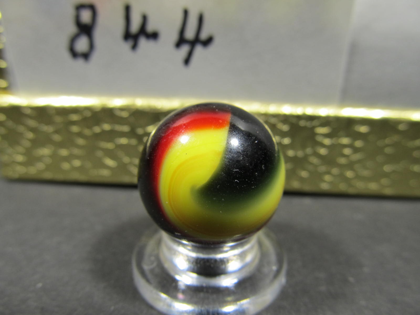 STUNNING MINT AKRO INDIAN BLANKET CORKSCREW MARBLE (5/8″)