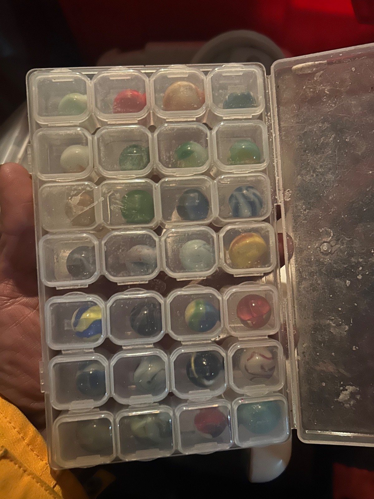 1lb of 9.3-wet mint akro agate, peltier, Christensen & son, Alley Agate & more