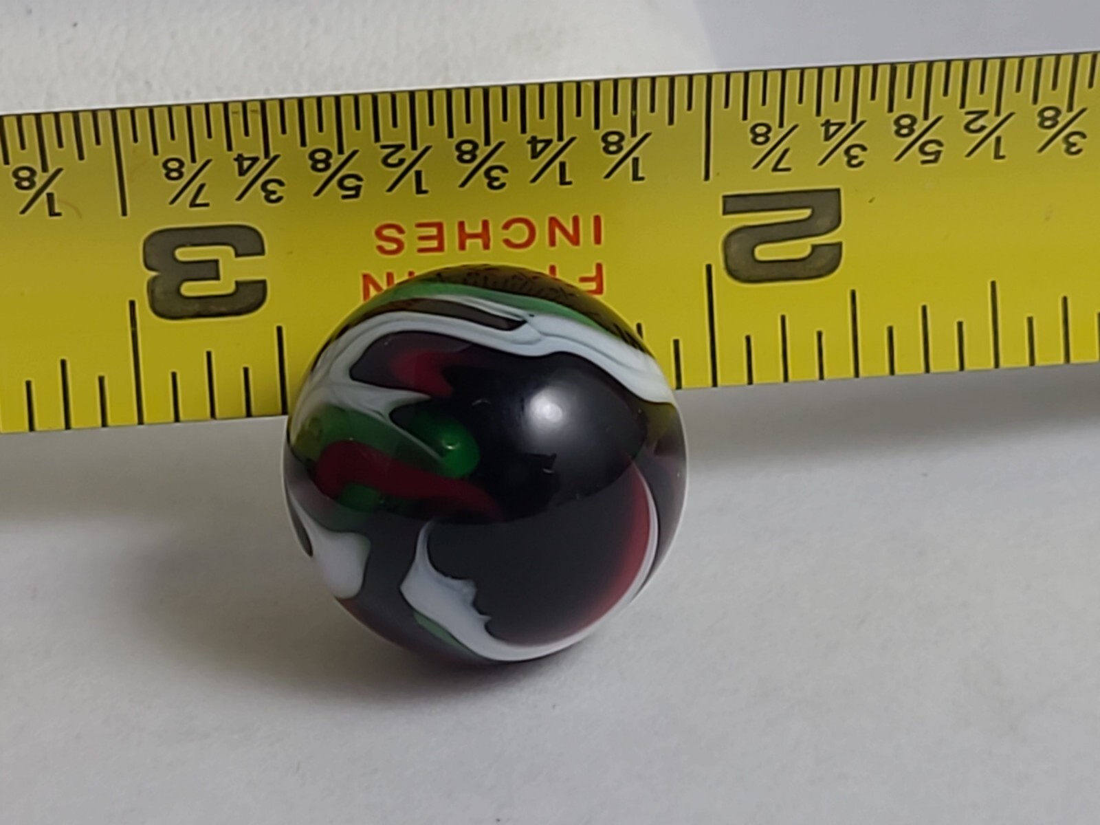Contemporary Red Green White Brown Marble