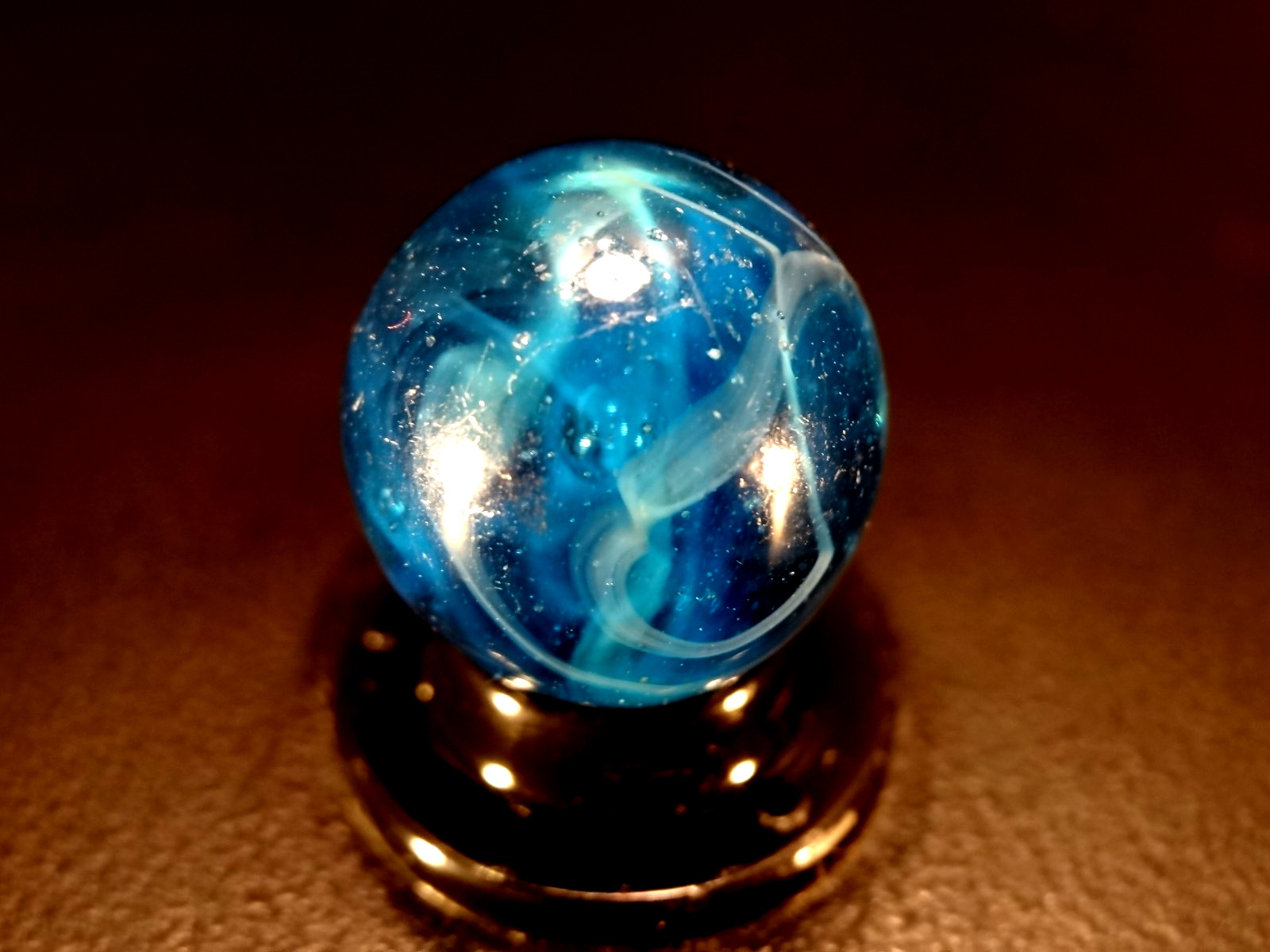 ALLEY AGATE BLUE OCEAN GRASS 🐳🌊 Pretty Colors NM+