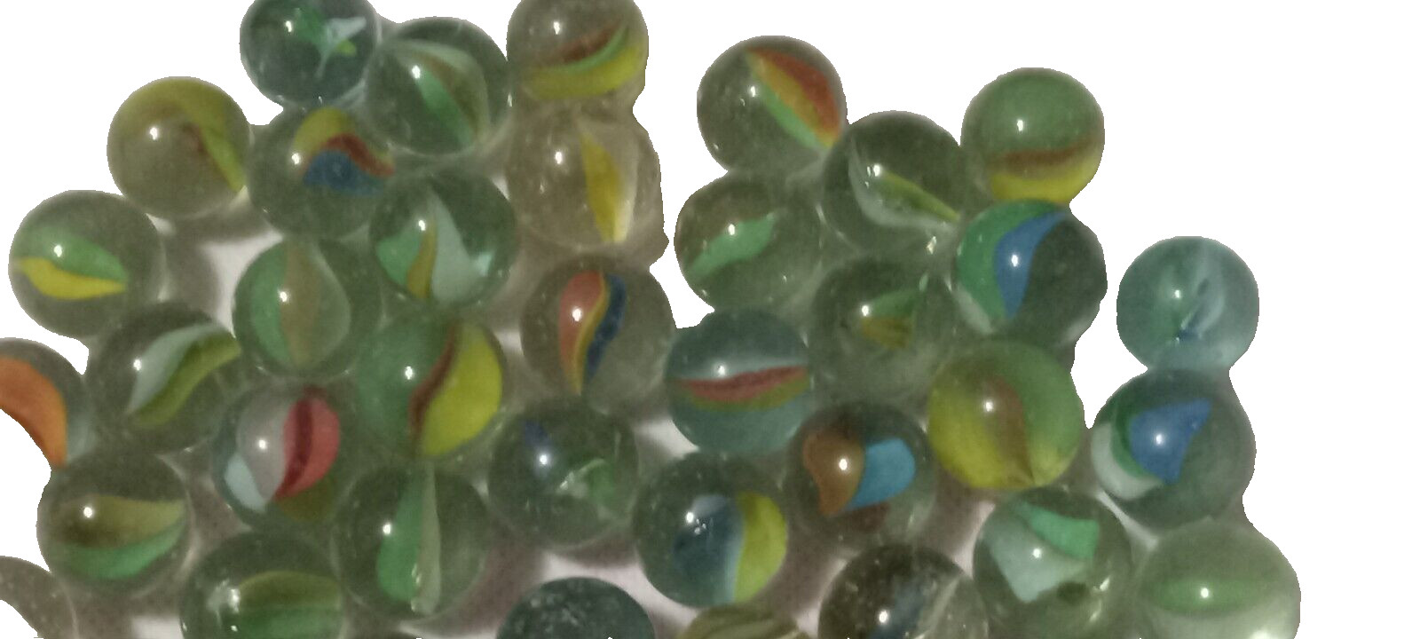 Vintage LOT of FIFTY (50) CAT EYES MARBLE 13 mm