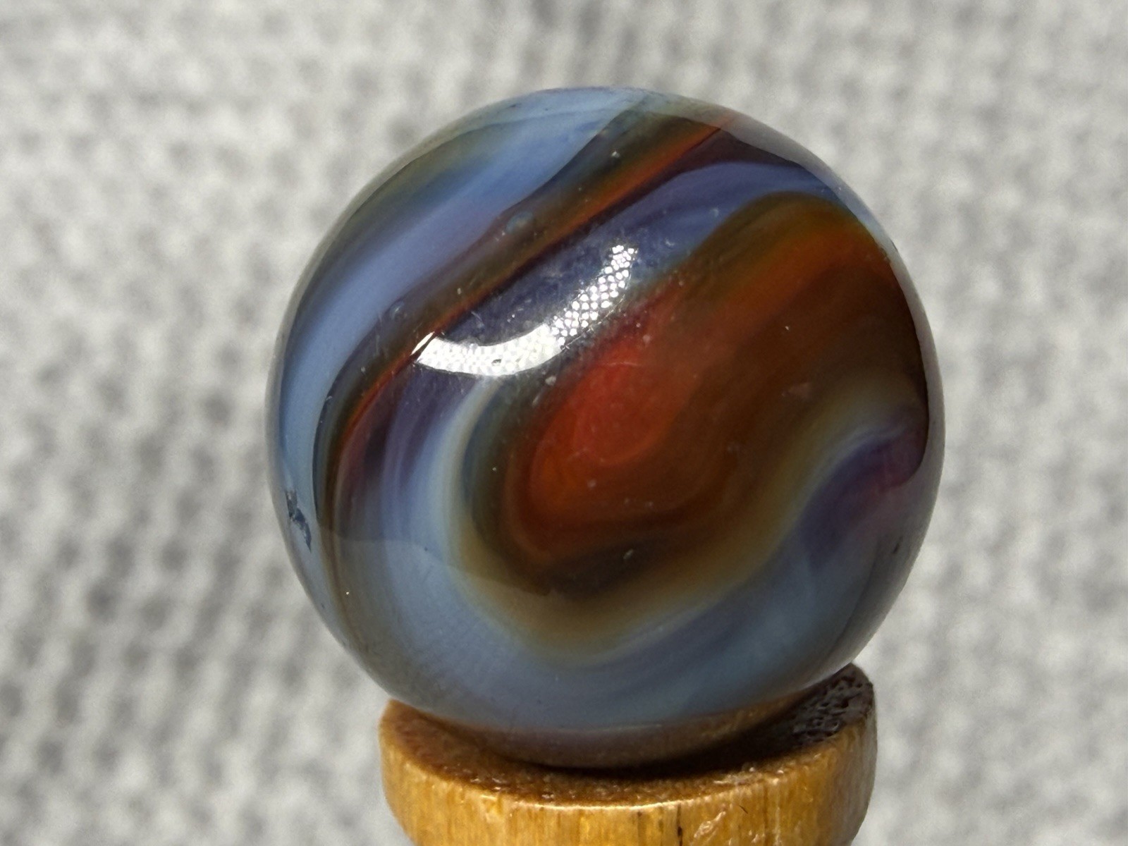 Heaton Agate Rotten Robin Swirl Marble .60” NM