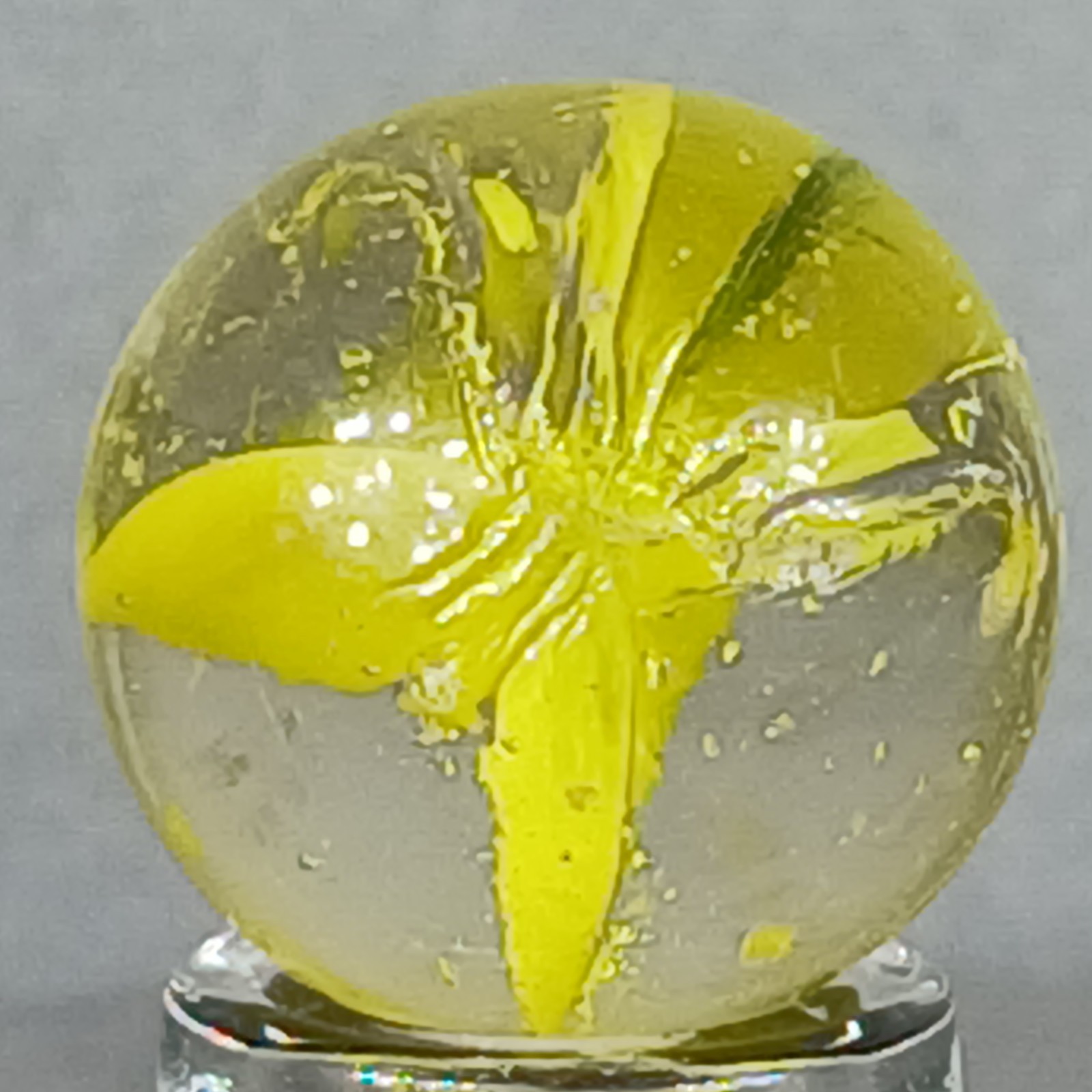 Vintage UV-Reactive Cat’s Eye .60 Inches Near-Mint Condition