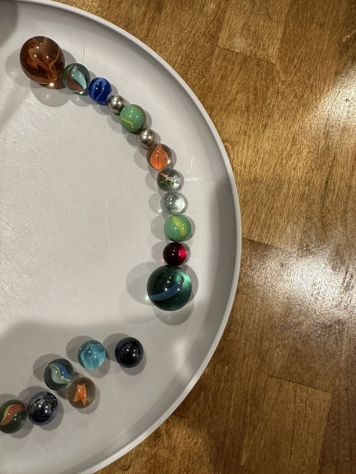150+ Vintage Glass Marbles 2+ POUNDS Mixed Lot Mosaic Art Floral Vase Project