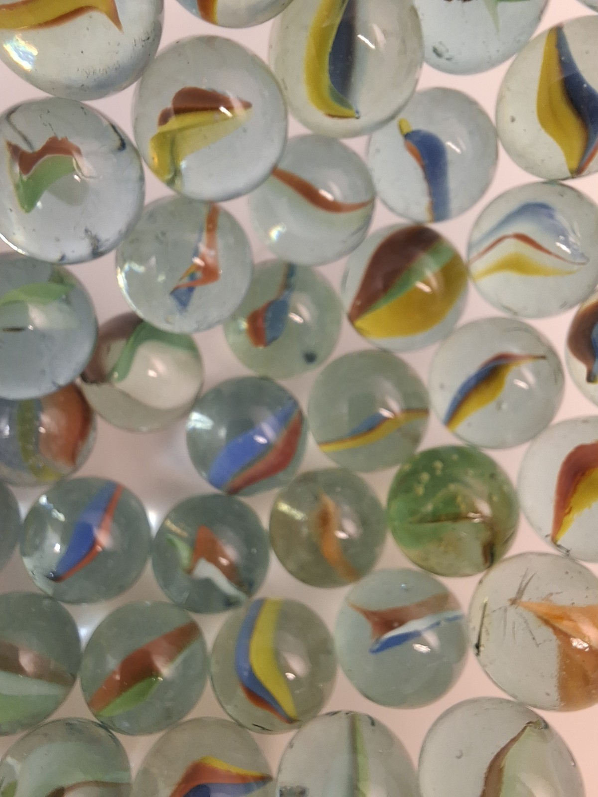 Marbles Lot Variety Of Colors 3 lbs,about 350 Different Sizes and conditions