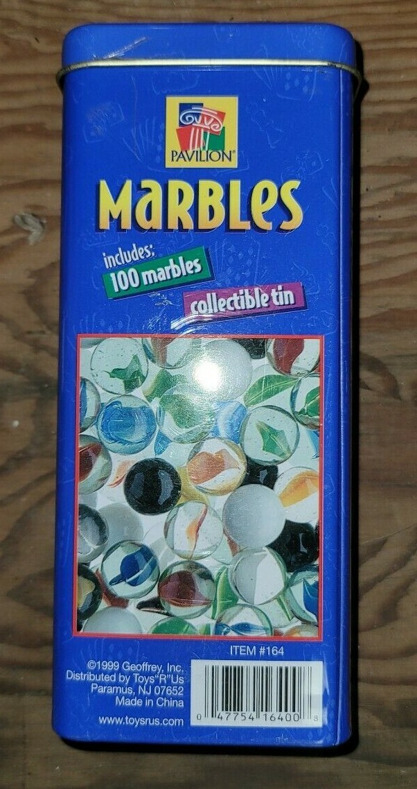 Pavilion Marbles Game with Collectible Tin Geoffrey Toys R Us #164