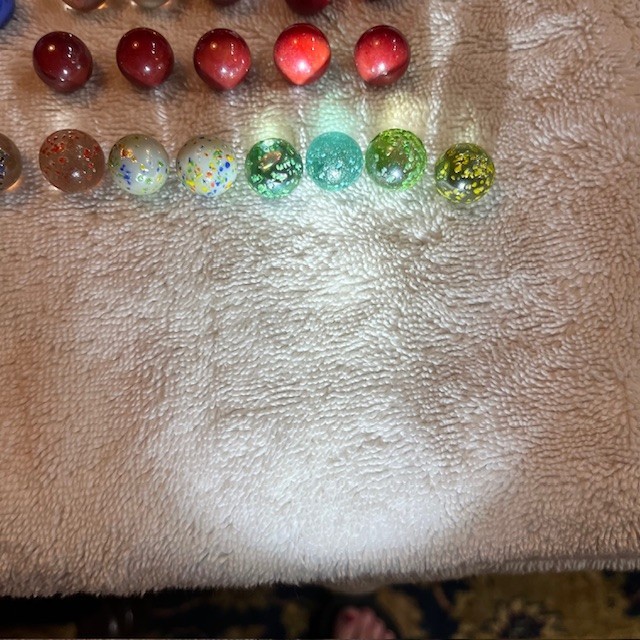 Lot of 121 Vintage Marbles