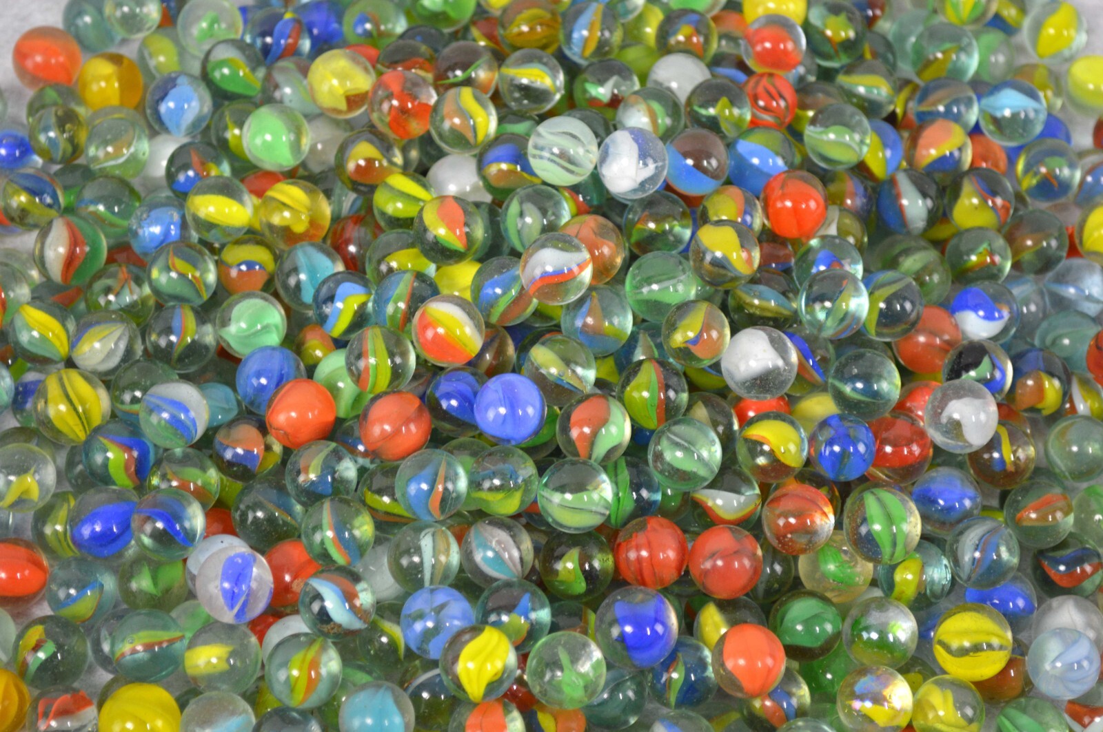 Vintage Player Marble Lot of 600+ Mix Variety Unique Collection 15mm-16mm