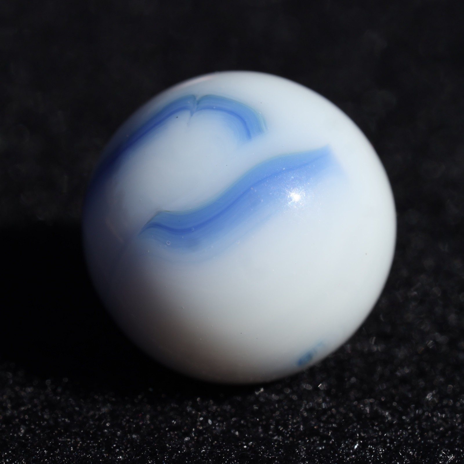 ALLEY Light Blue WV West Virginia Swirl Marble 5/8″ M Combined Shipping