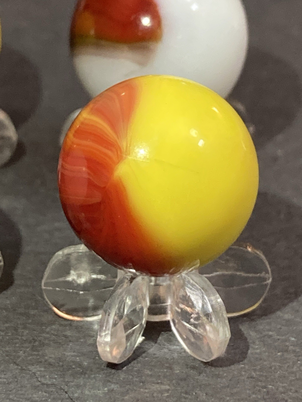 Akro Agate ROYAL PATCH & Mix Marble Lot (8)Pcs